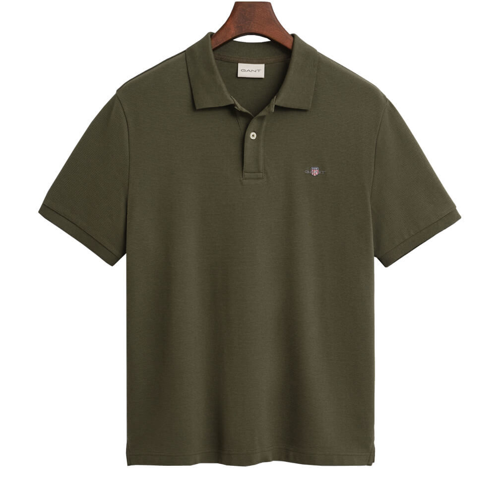 GANT Textured Polo Shirt